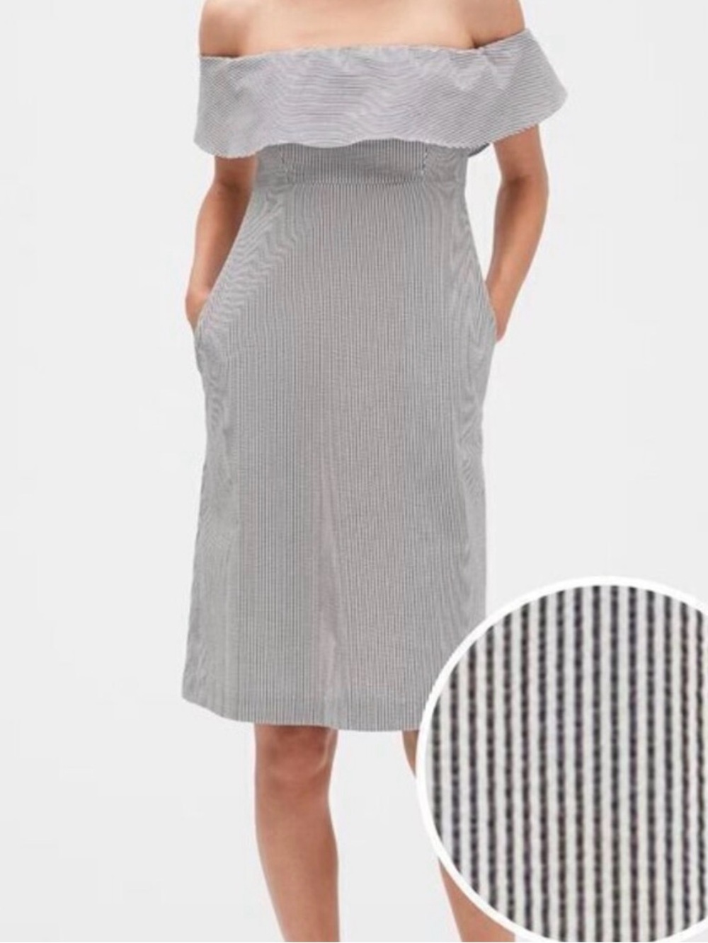 Banana republic off the shoulder, your sucker dress